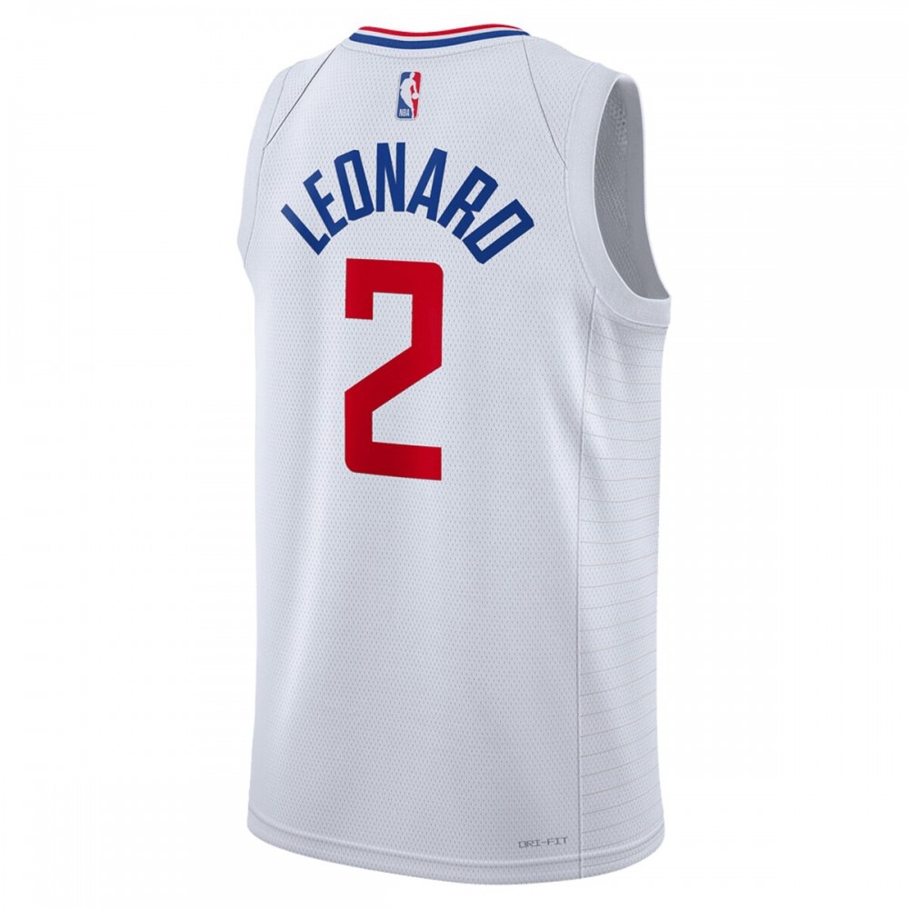 Kawhi Leonard LA Clippers Unisex 2022/23 Swingman Jersey - Association Edition - White-Pro Kit Vault | Brand New 26/27 Sports Jerseys
